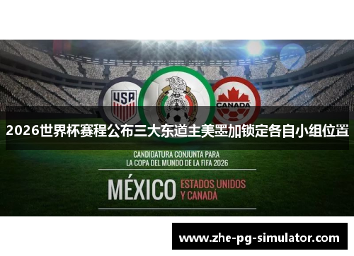 2026世界杯赛程公布三大东道主美墨加锁定各自小组位置 2026世界杯赛程公布三大东道主美墨加锁定各自小组位置